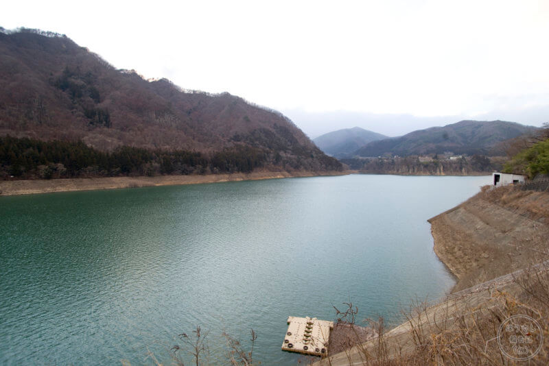 相俣ダム（赤谷湖）の風景