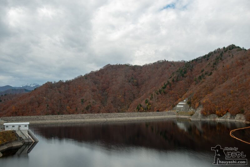 奈良俣ダム 紅葉風景（2020年11月7日）