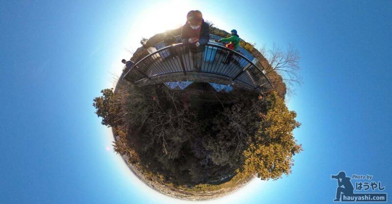 360度カメラ「RICOH THETA SC2」で撮影した写真
